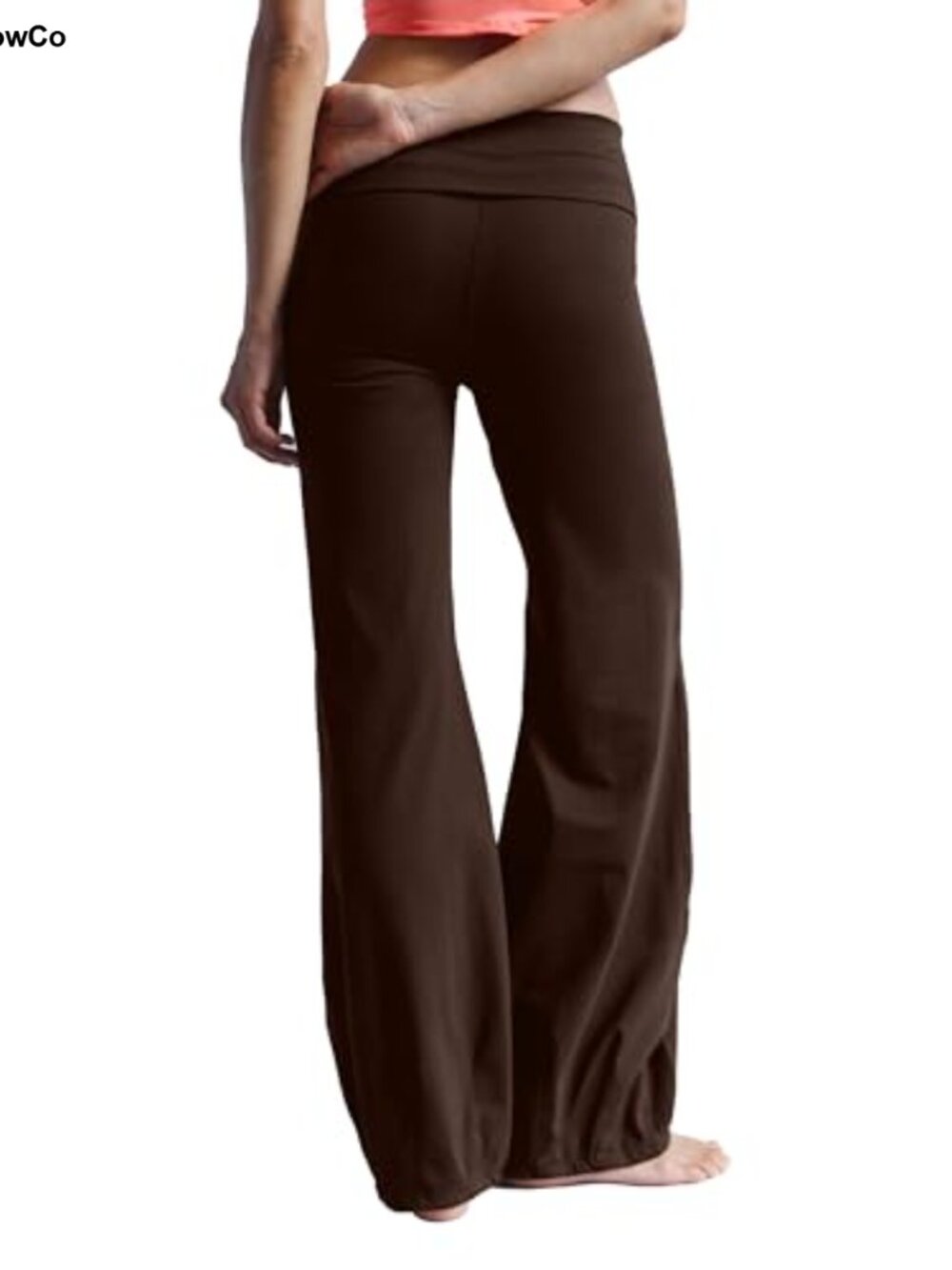 High Waisted Flared Yoga Pants with Drawstring, Buttery Soft Workout Leggings